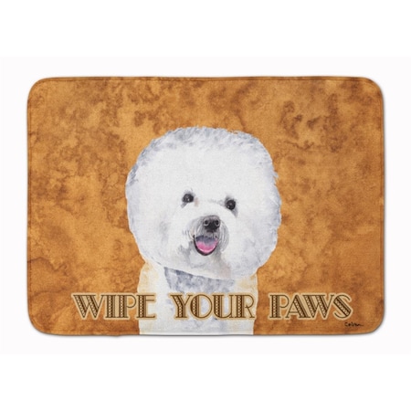 Carolines Treasures Bichon Frise Wipe Your Paws Machine Washable Memory Foam Mat SC9135RUG